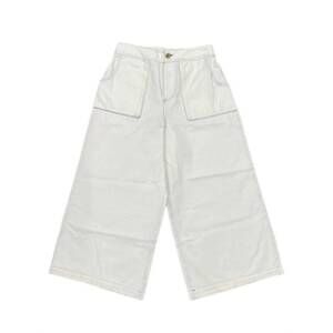 NEW ELLOR nora mid cargo pant in white